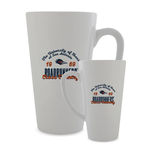  Full Color Latte Mug 17oz - UTSA Roadrunners Est 1969 Cross Country