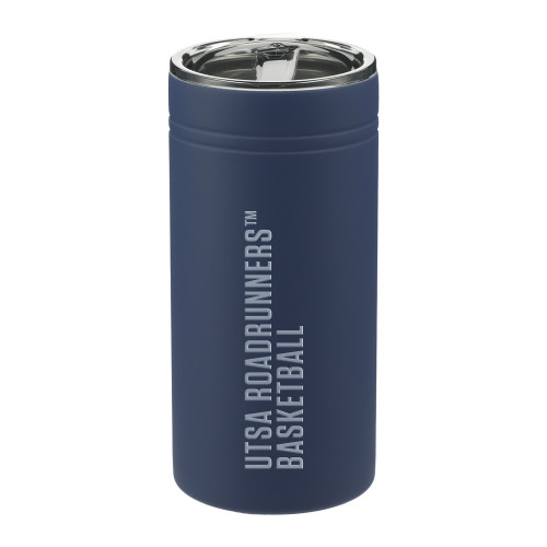  Sherpa Vacuum Navy Tumbler & Insulator 11oz - UTSA Roadrunners Basketball Engraved