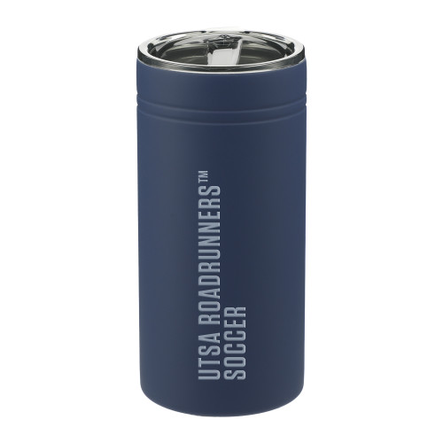  Sherpa Vacuum Navy Tumbler & Insulator 11oz - UTSA Roadrunners Soccer Engraved