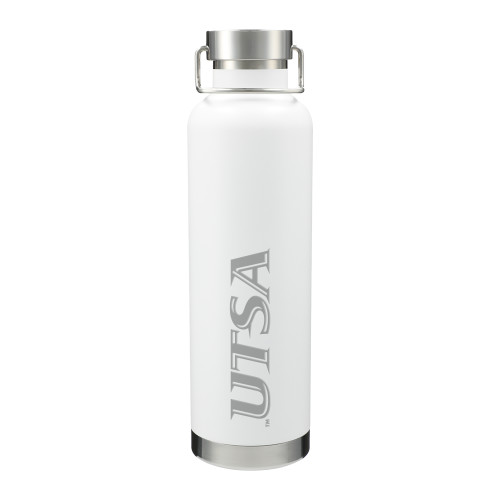 UTSA Thor Copper Vacuum Insulated White Bottle 32oz