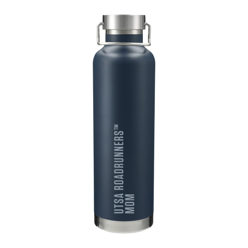  Thor Copper Vacuum Insulated Navy Bottle 32oz - UTSA Roadrunners Mom Engraved