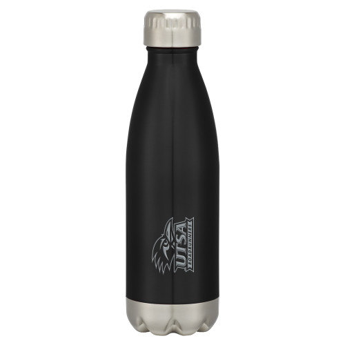  Swig Stainless Steel Black Bottle 16oz - UTSA Primary Mark