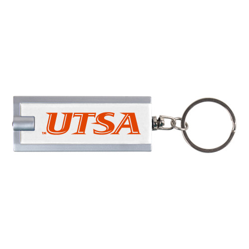 UTSA Turbo White Flashlight Key Holder