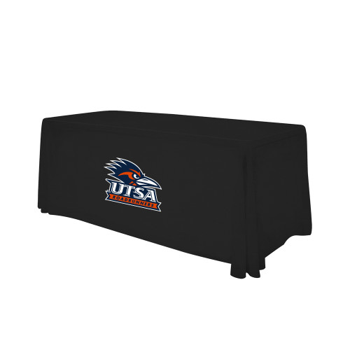 UTSA Black 6 foot Table Throw