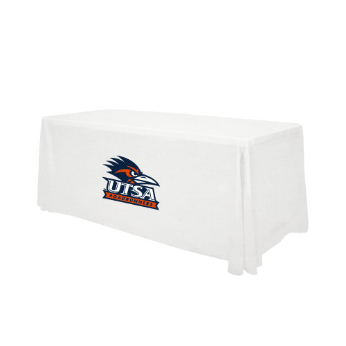 UTSA White 6 foot Table Throw