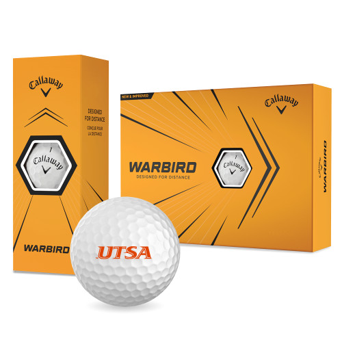 UTSA Callaway Warbird Golf Balls 12/pkg