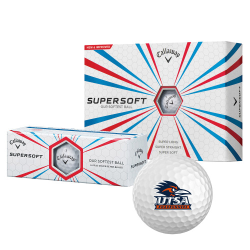  Callaway Supersoft Golf Balls 12/pkg - UTSA Primary Mark