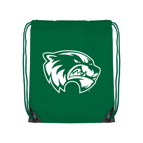  Kelly Green Drawstring Backpack - Primary Logo