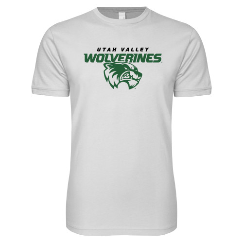  Next Level White SoftStyle T Shirt - Secondary Logo