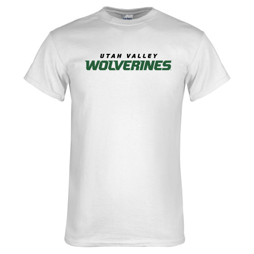  White T Shirt - Utah Valley Wolverines
