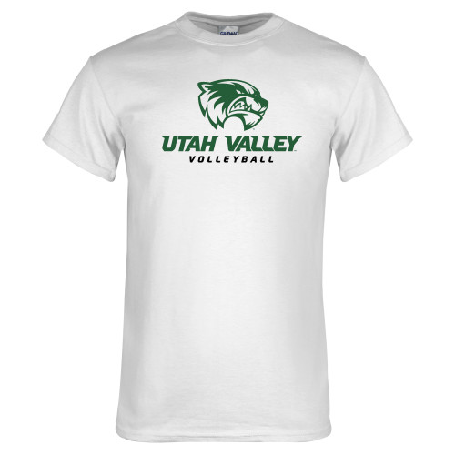  White T Shirt - Volleyball