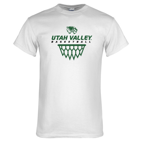  White T Shirt - Wolverines Basketball