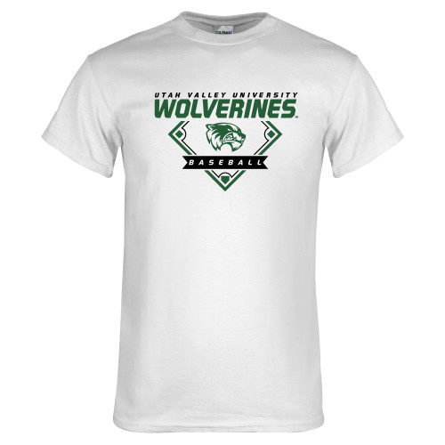  White T Shirt - UVU Baseball