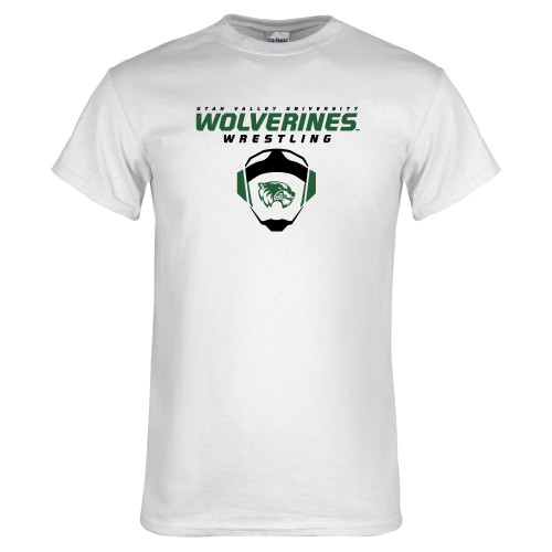  White T Shirt - Wolverine Wrestling