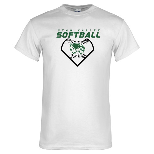  White T Shirt - Wolverine Softball
