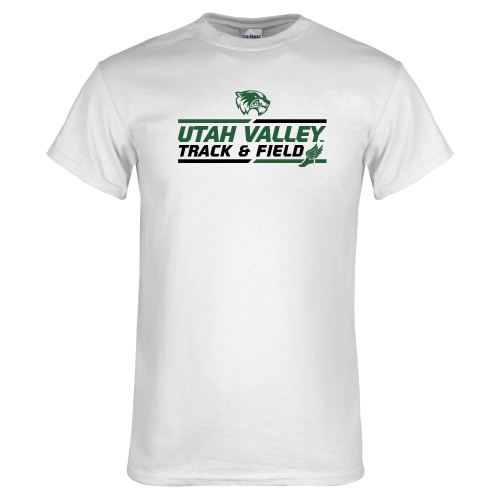  White T Shirt - Wolverines Track & Field