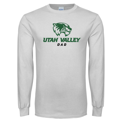  White Long Sleeve T Shirt - Dad