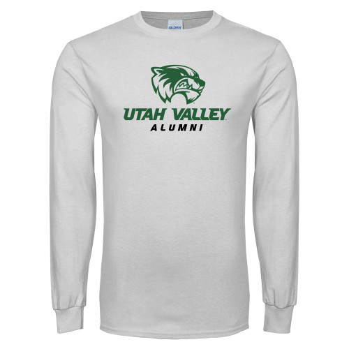  White Long Sleeve T Shirt - Alumni