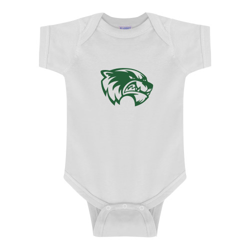  White Infant Onesie - Primary Logo