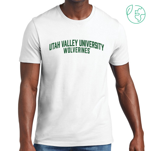  Allmade White Organic Cotton Tee - Primary Logo