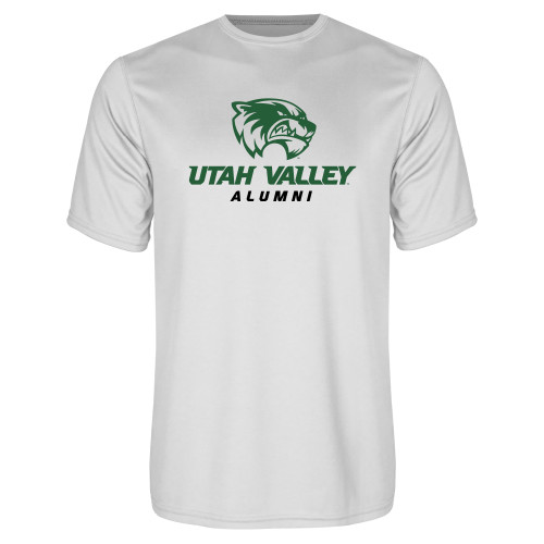  White Performance Tee - Alumni