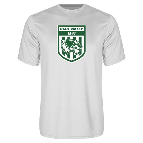  White Performance Tee - UVU Soccer