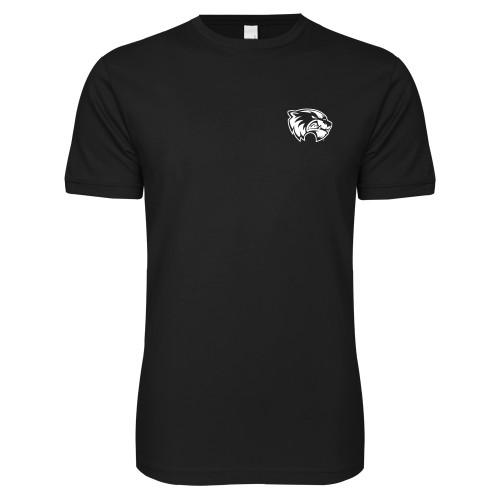  Next Level Black SoftStyle T Shirt - Primary Logo