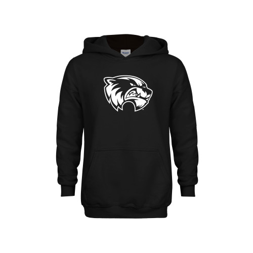 Youth Black Fleece Hoodie - Primary Logo