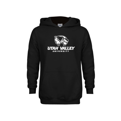  Youth Black Fleece Hoodie - Utah Valley University