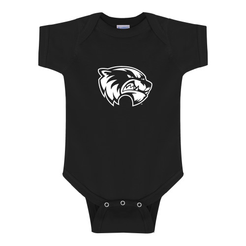  Black Infant Onesie - Primary Logo