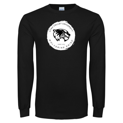  Black Long Sleeve T Shirt - Wolverine Pride