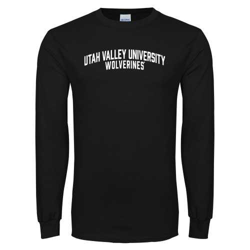  Black Long Sleeve T Shirt - UVU Collegiate