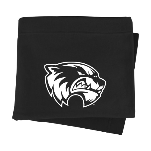  Black Sweatshirt Blanket - Primary Logo