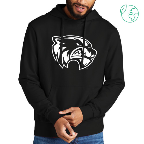  Allmade Black Organic French Terry Pullover Hoodie - Primary Logo