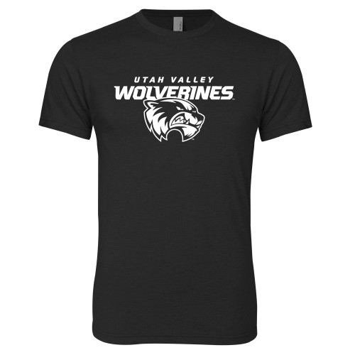  Next Level Black Triblend Tee - Secondary Logo