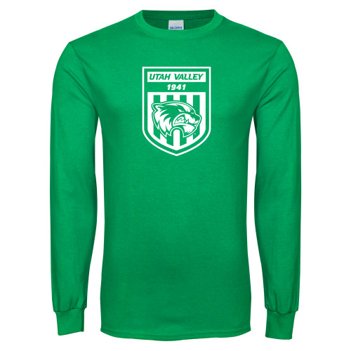  Kelly Green Long Sleeve T Shirt - UVU Soccer
