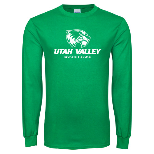  Kelly Green Long Sleeve T Shirt - Wrestling