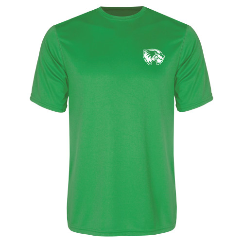 Kelly Green Performance Tee - Primary Logo