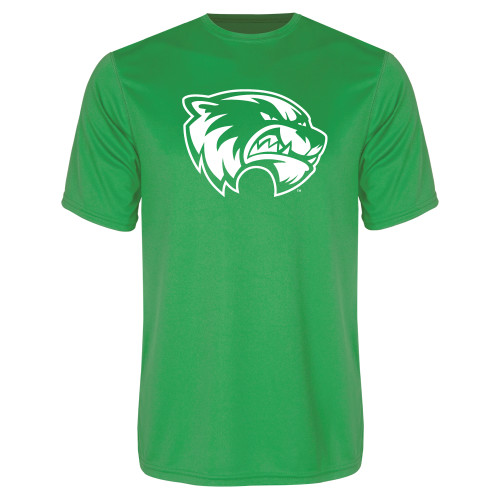  Kelly Green Performance Tee - Primary Logo