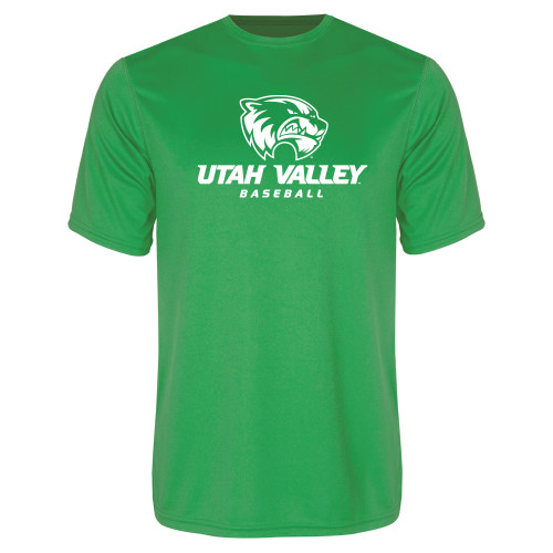 Kelly Green Performance Tee - Baseball