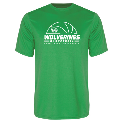  Kelly Green Performance Tee - UVU Basketball