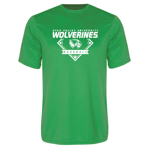  Kelly Green Performance Tee - UVU Baseball