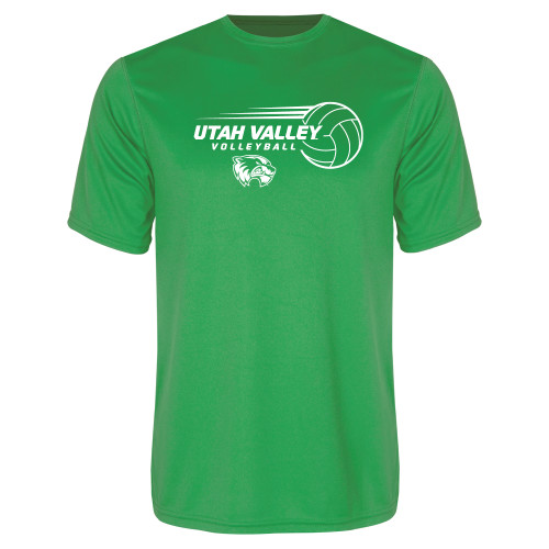  Kelly Green Performance Tee - Wolverine Volleyball