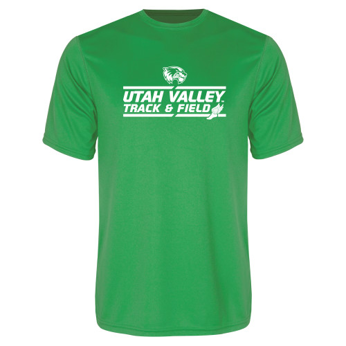  Kelly Green Performance Tee - Wolverines Track & Field