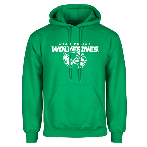  Kelly Green Fleece Hoodie - Secondary Logo