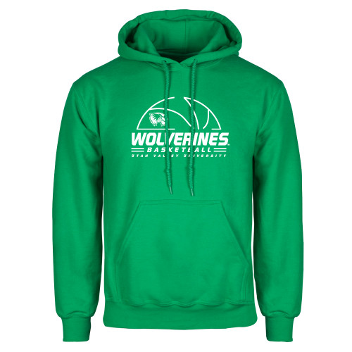  Kelly Green Fleece Hoodie - UVU Basketball