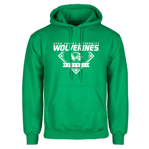 Kelly Green Fleece Hoodie - UVU Baseball