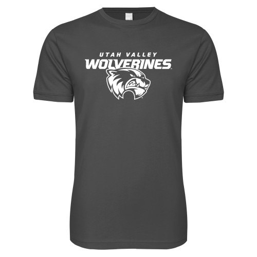  Next Level Charcoal SoftStyle T Shirt - Secondary Logo