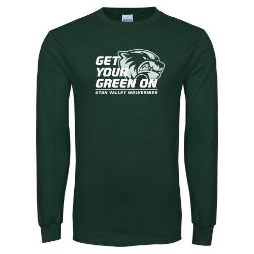 Main Image for  Dark Green Long Sleeve T Shirt
