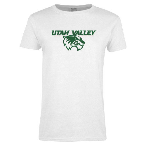 Main Image for  Womens White Short Sleeve Tee